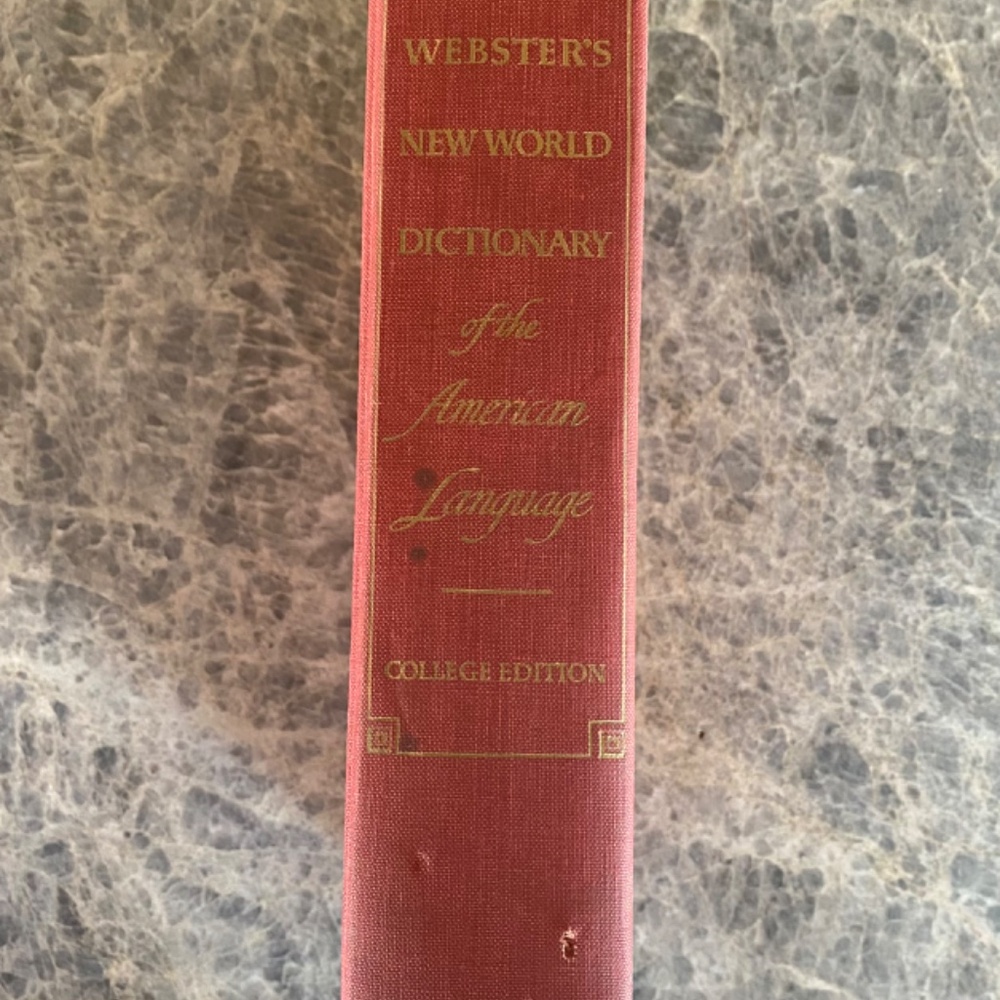 1957 Webster's New World Dictionary The American Language College Edition